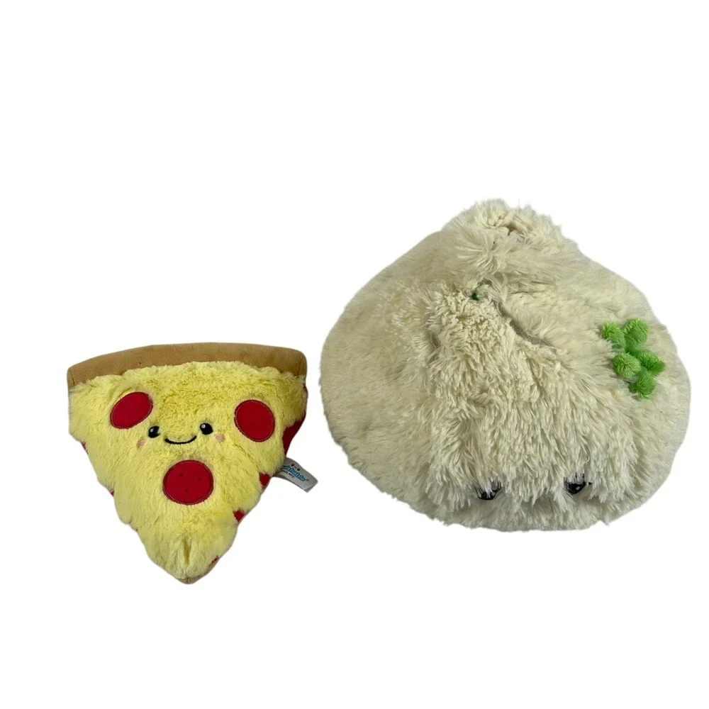Squishables Comfort Food Pizza & Dumpling Plush 8